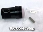 Unique 16c Collet Stop W 11 Different Size Stop Pins - Quick And Easy Adjustment