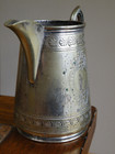 Antique Creamer Pitcher 4-3 4  Tall Marked  J co 729   Hallmarks - Free Ship