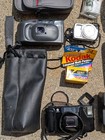 Large Lot Of Film   Digital Cameras  Lenses  Cases  Filters Etc