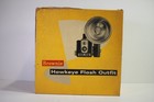 Vintage Kodak Brownie Hawkeye Flash Outfit Camera With Original Box Flash Bulbs
