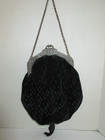 Lot Of 4 Vtg 1900-1950 s Handbags Edwardian Velvet Pouch  German Silver Mesh   