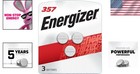 Versatile 357 303 Silver Oxide Button Cell Batteries - 3 Count For Everyday Use