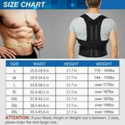 Back Brace Posture Corrector For Women Men Back Pain Relief Lumbar Back Support 