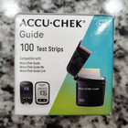 Accu-chek Guide Glucose Blood Test Strips 100 Ct For Guide me link Exp 7 27 2026