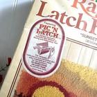 Vintage Rainbow Latch Hook Rug Kit Sunset Reflection Grannycore New Old Stock