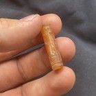 Unique Old Roman Carnelian Intaglio Stone Cyclical Seal Bead 