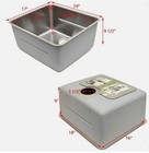 Franke Kbx110   18 Kubus Stainless Undermount Sink 18    Open Box     Brand New