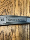 Rare Vintage Craftsman 14    Pipe Wrench Usa Old Antique Tool