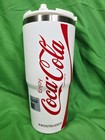 Coca-cola Frostbuddy Insulated Tumbler Cup W  Lid White red Soda Theme