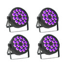 18x10w  Rgbw 4in1 Led Par Can Light Dmx Stage Dj Disco Party Lights Wash Lights