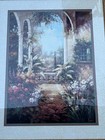 Print Of Oil Painting - Italian Garden Framed Glass Picture Gold Gilted Frame