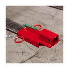 Titan Attachments Clamp On Forklift 2  Hitch Receiver With Chain  Single Pall   
