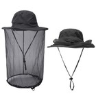 Men Mosquito Head Net Hat Bugs Netting Protection Safari Boonie Bucket Bush Hat