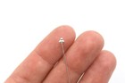 Sterling Silver Decorative Head Pins 24 Gauge 10 Pcs 1 2 Inches Jewelry Findings