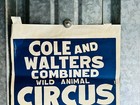 30s 40s Cole   Walters Wllington Ks Poster Circus Carnival Bette Leonard