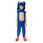 Sonics Cartoon Jumpsuit Bodysuit Kids Cosplay Disguise Hedgehog Cosplay Costume