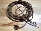 Vintage Vaquero Braided Rawhide Riata Rope Reata 4 Strand Plait Lariat 41 Feet