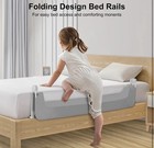 Unapho Toddler Bed Rail Swing Down - Twin Full Queen Bunk - Kids Safety Guard