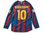 Fc Barcelona 200506 Jersey  Ronaldinho 10  Long Sleeve  Size M G1n