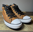 Converse Ct All Star Brown White Leather Sneakers Shoes Men s Size 10 166073c