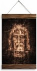 Shroud Of Turin Holy Linen Wall Art  Wood Framed Canvas Print  Sacred Image O   
