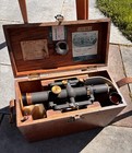 Antique Keuffel   Esser Surveyor Level Transit Scope   Original Wood Case tripod