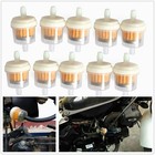 10x Motor Inline Gas Oil Fuel Filter Small Engine For1 4   5 16  Line 6-7mm Hose