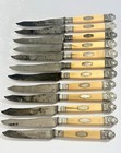 Rare Antique Grangeret Serving Knife Set Signed  grangeret Coutelier Du Roi 