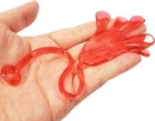 40 Pack Colorful Sticky Hands - Kids Party Favors Yellow  Green  Blue  Red 