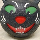 Vintage Illuminations Halloween Black Cat Lantern Cover 8  Glittery 