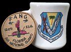 Florida Air National Guard Fang 125th Fig Mug   Patch Lot F-106 Delta Dart Jax