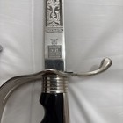 Vintage U s  Vanguard V-21 Stainless Steel Officers Sword  Toledo Spain