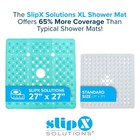 65  More Coverage  Slipx Solutions Aqua Extra Large Shower Mat  27  