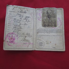 Rare Pre Ww2 Polish Id Card   Issued In 1929   With A Man s Photo filled Page