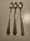 3 - Sterling Silver Spoons 7 Long 2 5 Ounces Total Weight 925 Antique Spoons