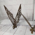 Set Of 3 Mcm Vintage Metal Brass Butterflies Three Sizes Table Art Wall Decor