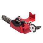 1 4 -6  Bench Pipe Vise Chain 28  Heavy Duty Clamp Cast Iron Steel Base