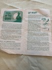Vintage Green Ghost Board Game Original Instructions