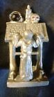  Vintage-spoontiques Pewter-swaraski Crystal Ball-magic Altar 