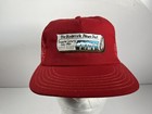 Vintage Frederick News Post Trucker Snapback Hat Red Baseball Cap Usa Made
