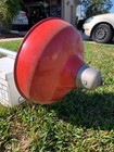 1940 s Red 20  Revere Porcelain Enamel Gas Station Pump Light