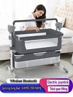 Steanny Rocking Baby Bed Newborn Bassinet Infant Bedside Sleeper Automatic Cribs
