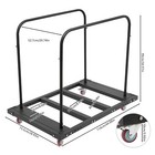 Large Capacity Rolling Cart  Folding Table Cart  Folding Table Trolley