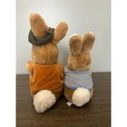 Vintage Mrs Benjamin Bunny Eden   Peter Rabbit Frederick Warne Plush Set 90s