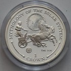 2001 Gibraltar Silver 12-coin Set  mythology Of The Solar System  W coas   Case