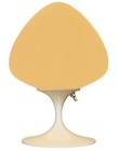 Stemlite Table Lamp By Designline In Matte White - Mid Century Retro Lamps