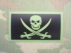 Calico Jack Ir Magic Black On Od Green 3 5  X 2  Solas Sticker Decal