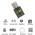 Usb Wifi Bluetooth Adapter 600mbps Dual Band 2 4 5ghz Wireless Network Receiver