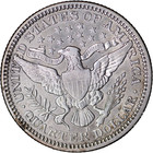 1915 D 25c Barber Silver Quarter   Au Details Cleaned