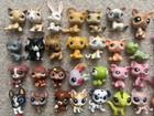 Littlest Pet Shop Mixed Gen Lot 95 Pets  Dogs Cats Walkable Dachshund Mommy Baby